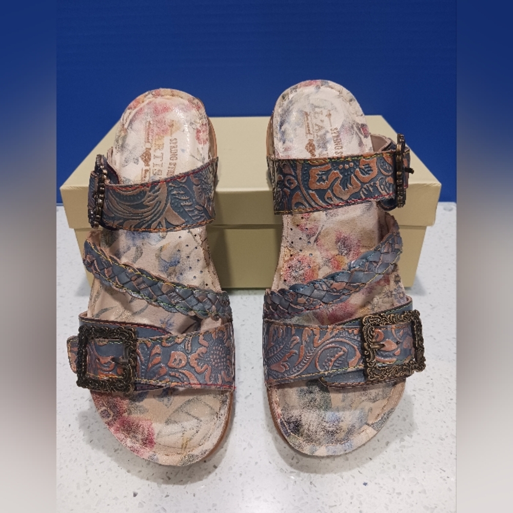 L'Artiste Astra Sandal Grey Multi 8.5 - Picture 3 of 7